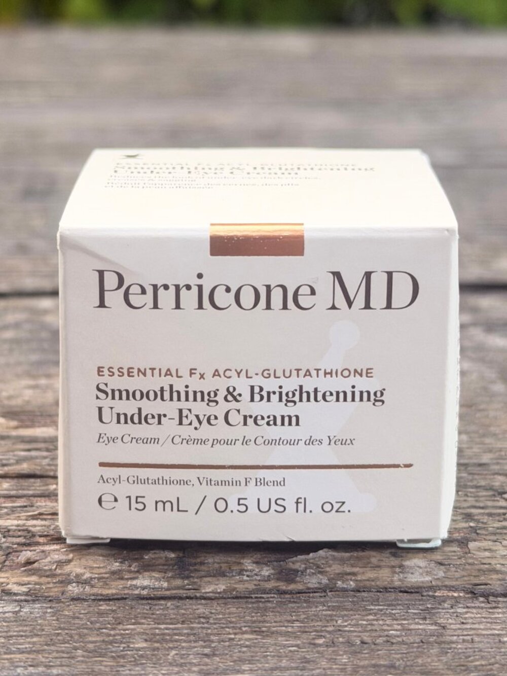 Perricone MD Smoothing & Brightening Under Eye Cream 0.5 oz Fx Acyl-Glutathione